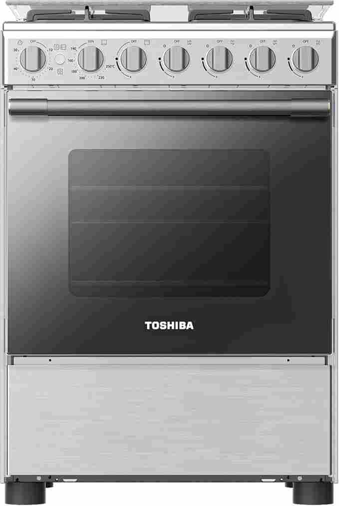 Toshiba RB2-60G4GE(MR) 60x60 Gas Cooking Range | 4 Gas Burners | FFD | Stainless Steel