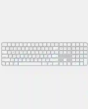 Apple Magic Keyboard with Touch ID and Numeric Keypad - White (MXK73LB/A) | Mac Accessories