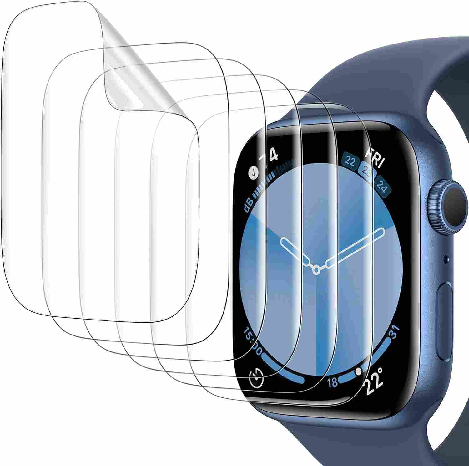 ANTIBROKEN Clear Screen Protector for 44mm Smartwatch