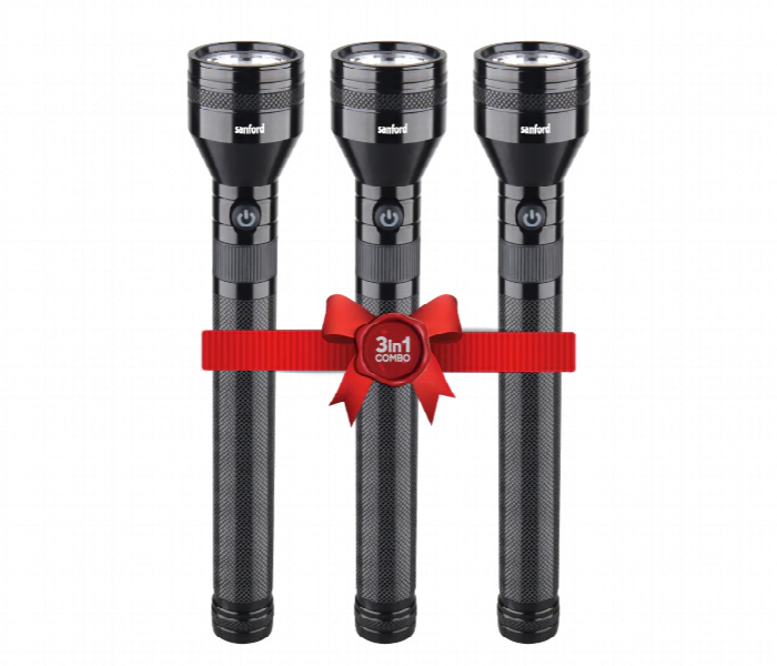 Sanford Rechargeable LED Search Light Combo 3 in 1 (3SC+3SC+3SC) SF6181SLC BS