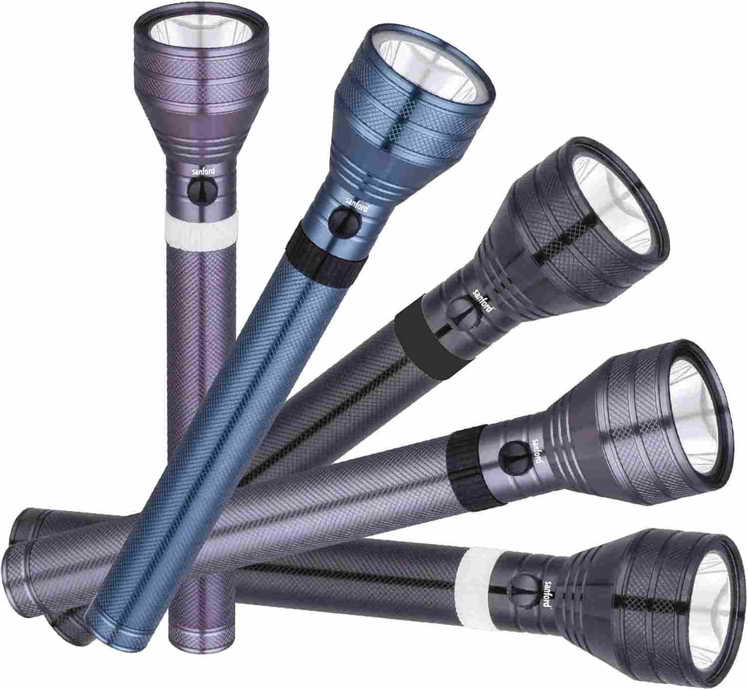 Sanford Rechargeable LED Search Light Combo 5 in 1 (3SC+3SC+3SC+3SC+3SC) SF6198SLC BS