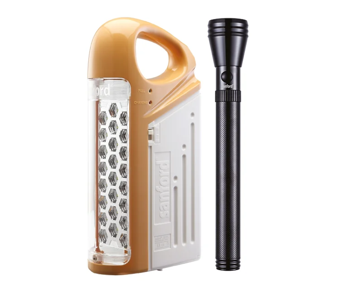 Sanford Rechargeable LED Search Light and Emergency Combo 2 in 1 (3SC+24PCS LED) SF6202SEC BS