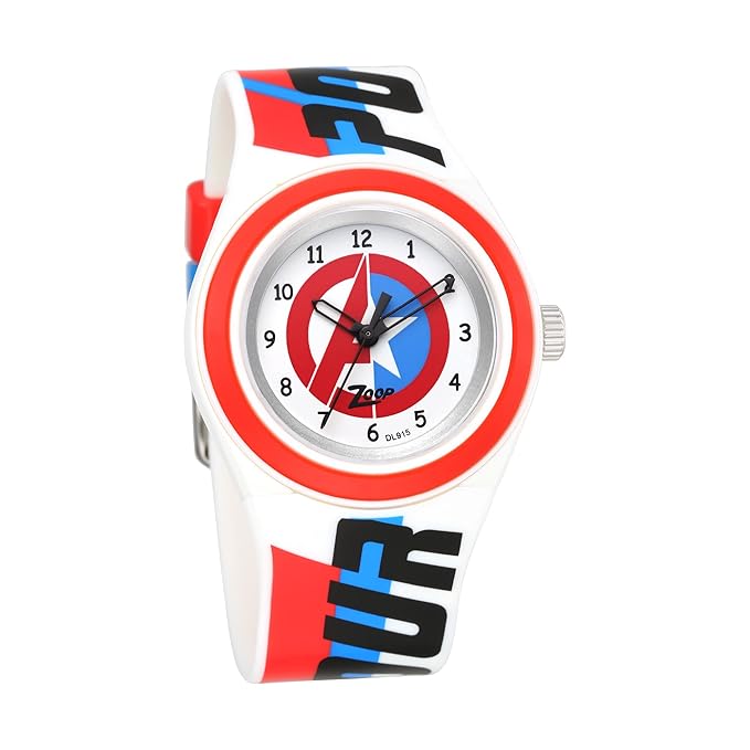 Zoop by Titan Captain America Analog Watch for Kids C4048PP45