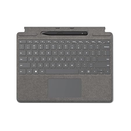 Microsoft Surface Pro Signature Keyboard & Pen Bundle Platinum | Qatar