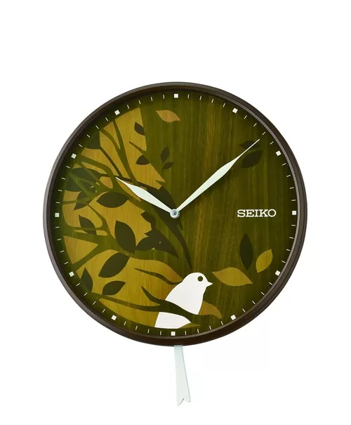 Seiko QXC243BL Wall Clock | 36.1cm | Quiet Sweep | Plastic Case
