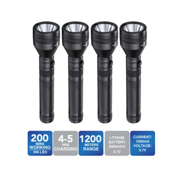 Sanford Rechargeable LED Search Light Combo 4 in 1 (2SC+2SC+2SC+2SC) SF6214SLC BS