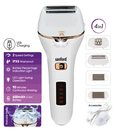 Sanford 4 in 1 Lady Epilator SF1918LE