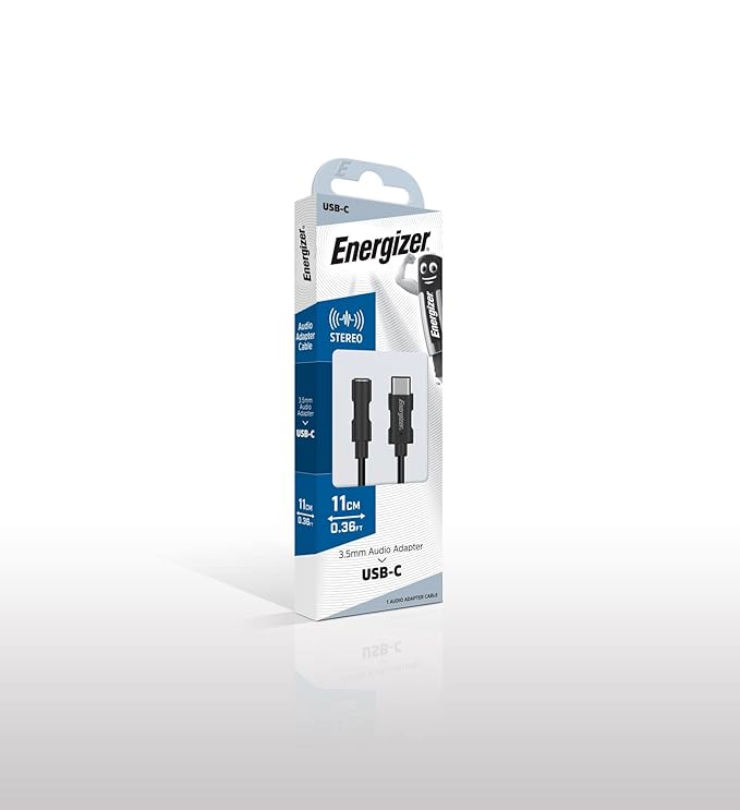 Energizer C112CABK Adapter Aux Female to USB-C