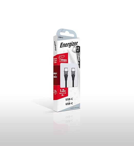 Energizer C611CGBK USB-C/2.0 Bicolor Cable 1.2m Black