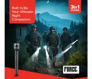 Sanford Rechargeable LED Search Light Combo 3 in 1 (3SC+3SC+3SC) SF6181SLC BS