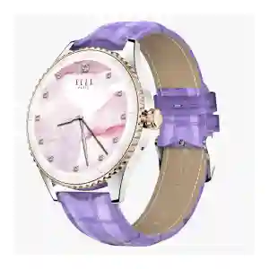 Elle Soleil Smart Watch Purple Leather + 2 Straps (ELL-WCH-SOLEIL-PLPSSS-2STRAPS)