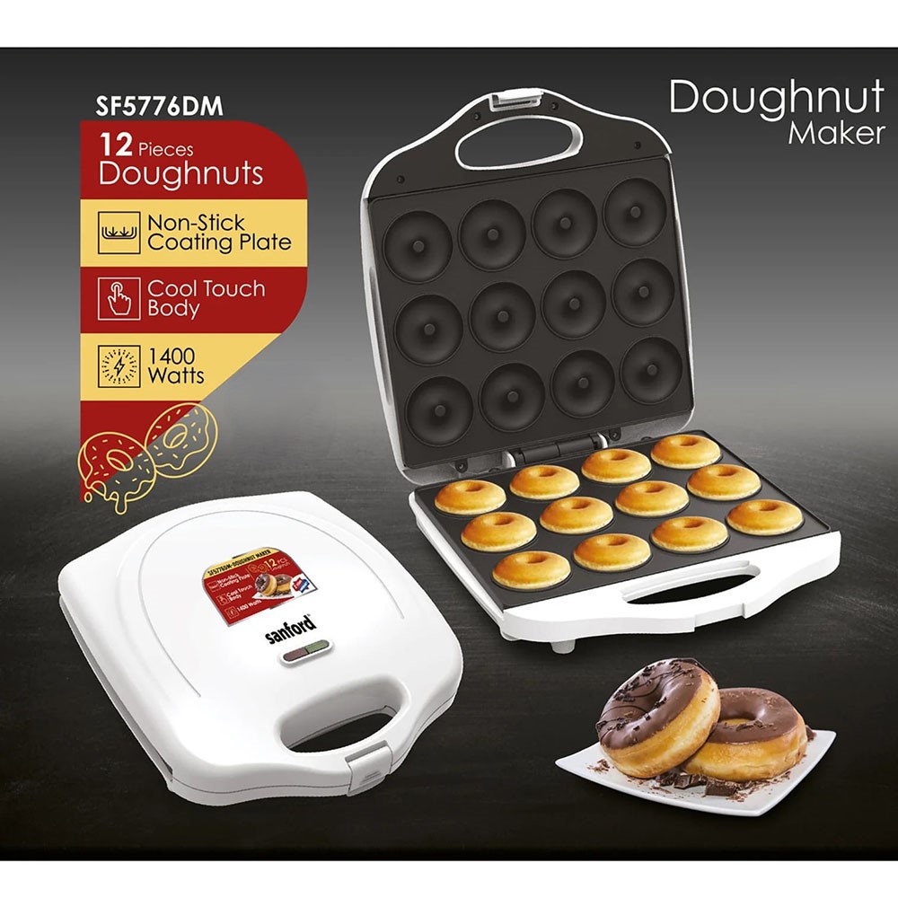 Sanford Doughnut Maker 12 Pcs 1400 Watts SF5776DM BS